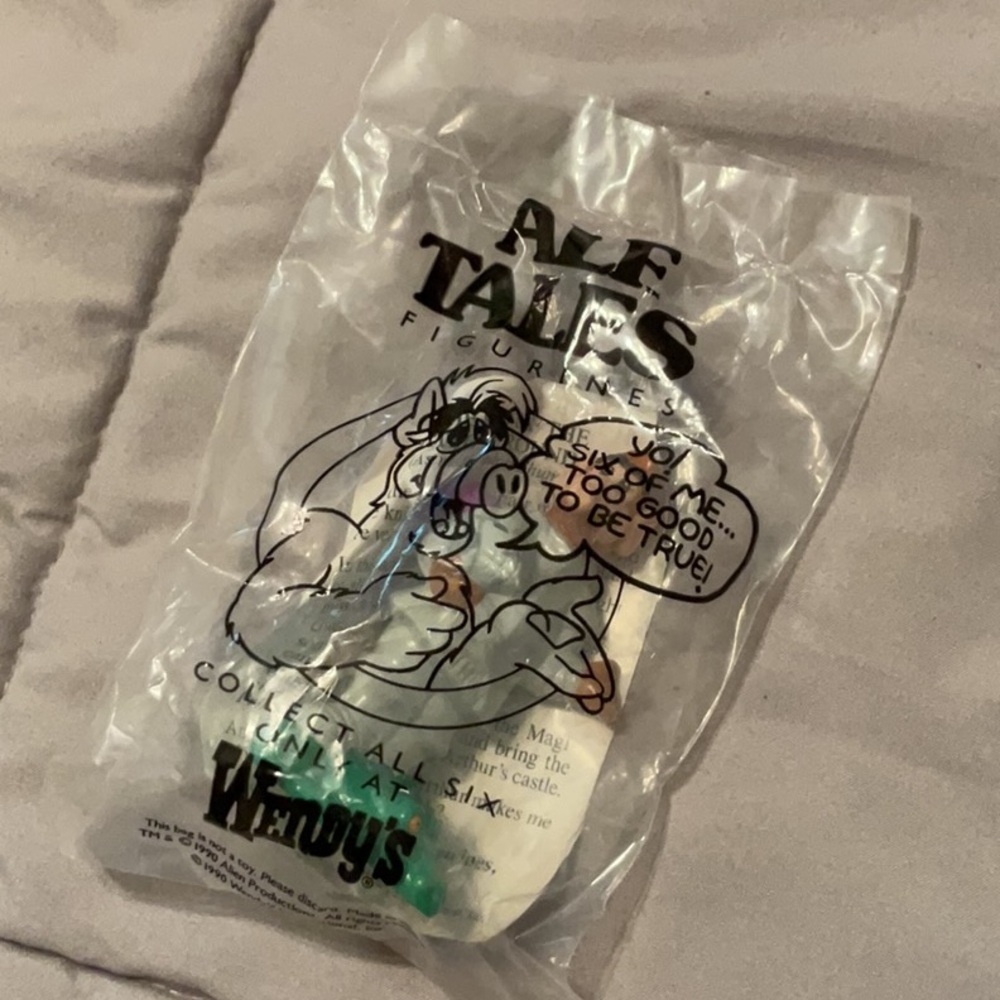 1990 Alf Tales Wendy’s Kid’s Meal Toy